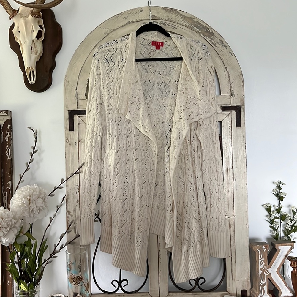 Cream Knit Cardigan